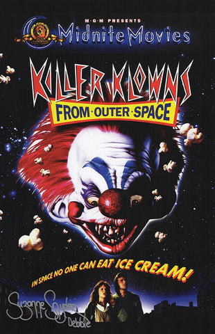 Suzanne Snyder Signed Killer Klowns From Outer Space 11x17 Poster w/ins (SS COA)