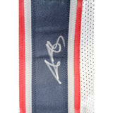 AJ Brown Autographed/Signed Pro Style Sz XL White Jersey Beckett Witnessed 57962
