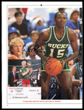 Craig Hodges Autographed 8.5x11 Magazine Page Photo Milwaukee Bucks SKU #240663