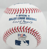 Nolan Ryan Autographed Rawlings OML Baseball w/ 7 No-Hitters - PSA *Blue