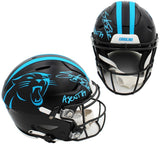 Steve Smith Signed Carolina Panthers Speed Flex ALT Auth. NFL Helmet with 1 Ins.