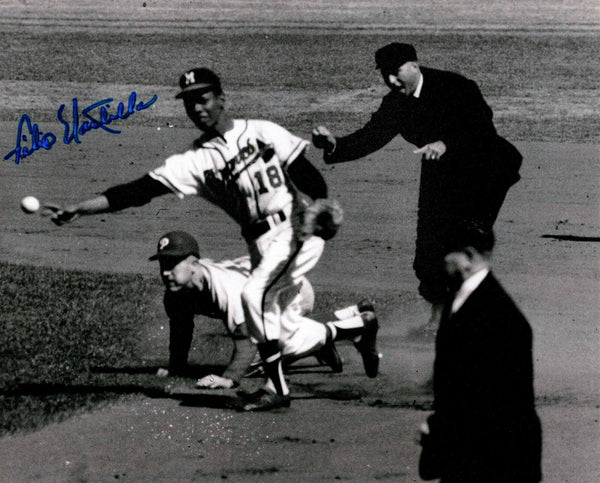 Milw Braves FELIX MANTILLA Signed 8x10 Photo #8 AUTO - 1957 World Series Champ