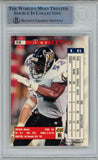 Ray Lewis Autographed 1996 Proline Intense #59 Rookie Card Beckett Slab 37454
