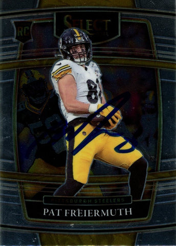 Pat Freiermuth Autographed 2021 Panini Select #59 Card Beckett Witness 56984