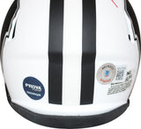 Ron Dayne Autographed Wisconsin Badgers Lunar Mini Helmet Beckett 40492