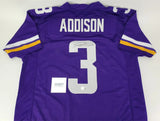 Jordan Addison Signed Minnesota Vikings Jersey (Beckett) Ex-USC Wide Receiver