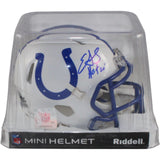 Edgerrin James Autographed Indianapolis Colts TB Mini Helmet HOF Beckett W 54759