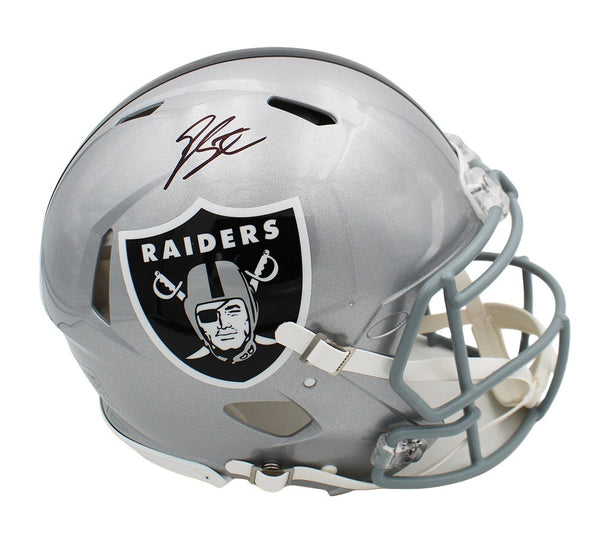 Geno Smith Signed Las Vegas Raiders Speed Authentic NFL Helmet