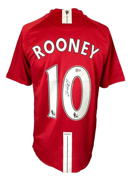 Wayne Rooney Manchester Signed 2007 Nike Soccer Jersey BAS