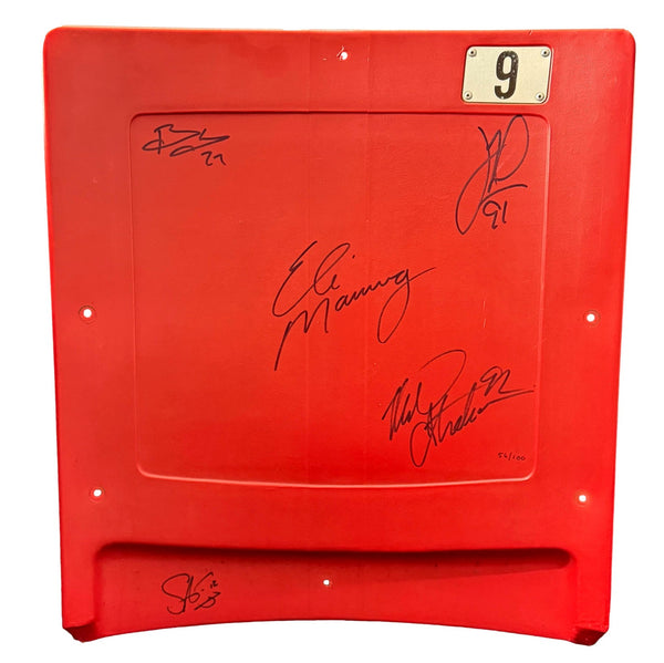 Multi-Signed/Auto by (5) New York Giants Auth Stadium Seatback Steiner XHC21