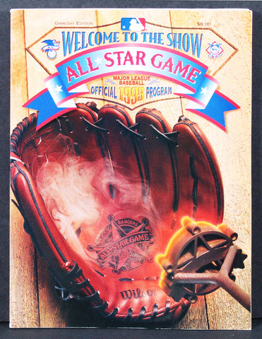 1995 Major League Baseball All-Star Game Official Program Magazine