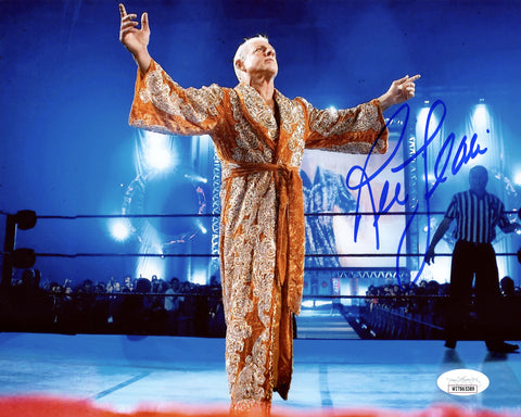 RIC FLAIR AUTOGRAPHED SIGNED 8X10 PHOTO JSA STOCK #203563