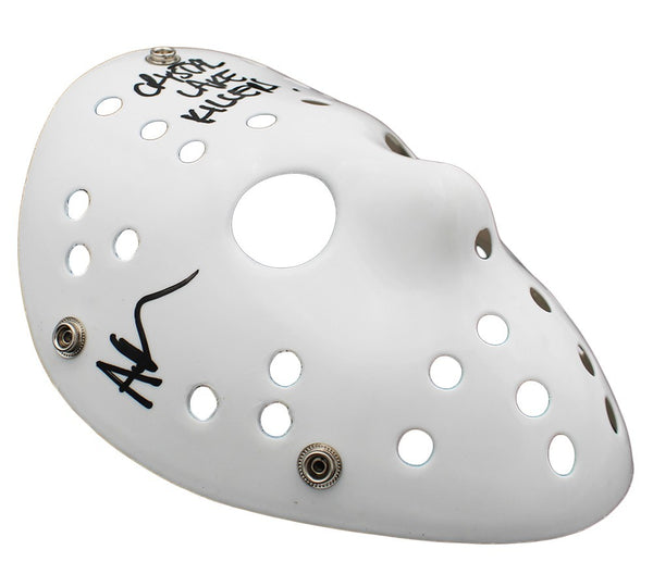 Ari Lehman Signed Friday the 13th White Costume Mask - Jason 1/Crystal Lake