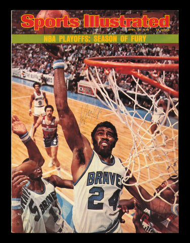 Garfield Gar Heard Autographed Sports Illustrated Cover Buffalo Braves 237980