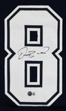 Dez Bryant Authentic Signed Navy Pro Style Jersey Autographed BAS Witnessed