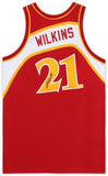 Dominique Wilkins Hawks Signed Mitchell & Ness 1986 Hardwood Authentic Jersey