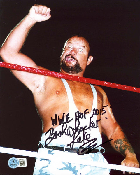 Bushwhacker Luke "WWE HOF 2015" Authentic Signed 8x10 Vertical Photo BAS 1