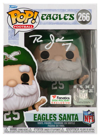 Ron Jaworski Signed Eagles SANTA Funko Pop Doll #266 - (SCHWARTZ SPORTS COA)