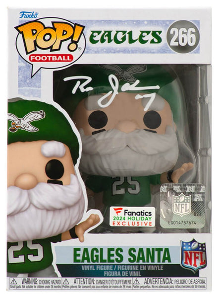Ron Jaworski Signed Eagles SANTA Funko Pop Doll #266 - (SCHWARTZ SPORTS COA)