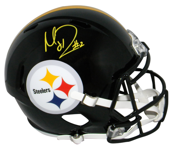 MASON RUDOLPH AUTOGRAPHED PITTSBURGH STEELERS FULL SIZE SPEED HELMET JSA