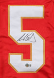 Aaron Ekblad Florida Signed Red Hockey Jersey BAS