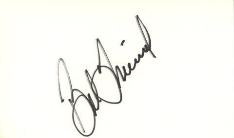 Bob Friend Autographed/Signed Pittsburgh Pirates Index Card BAS 45363