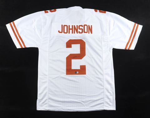 Roschon Johnson Signed Texas Longhorns Jersey (Beckett) Chicago Bears R.B.