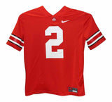 Chase Young Autographed/Signed Ohio State Buckeyes Nike L Jersey FAN 40318