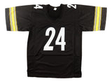 Joey Porter Jr Pittsburgh Signed Black Football Jersey JSA Hologram