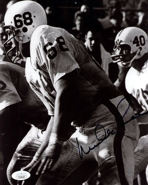 Mike Reid PSU Penn State Signed/Autographed 8x10 B/W Photo JSA 154831