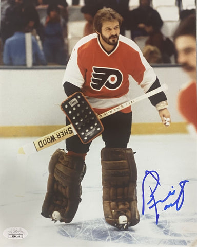 Bernie Parent Signed 8x10 Philadelphia Flyers Photo JSA AL44169