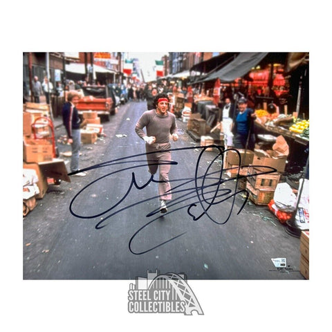 Sylvester Stallone Autographed Rocky 16x20 Photo - Fanatics (Running)