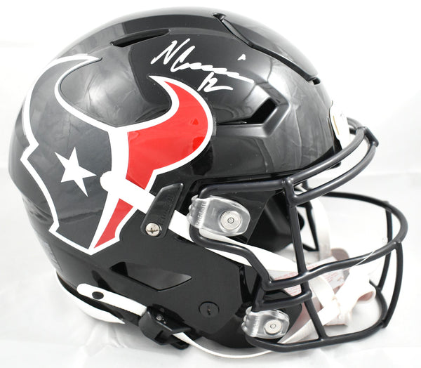 Nico Collins Autographed Houston Texans F/S Speedflex Helmet - Beckett W Holo