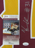 Kamren Curl Signed/Autographed Gold Washington Football Jersey JSA 208175