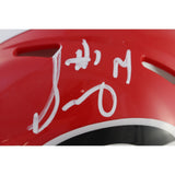 Sony Michel Autographed/Signed Georgia Bulldogs Mini Helmet Beckett 53933