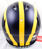 Aidan Hutchinson Autographed Michigan F/S Speed Authentic Helmet- Beckett W Holo