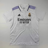 Autographed/Signed Vini Vinicius Jr. Real Madrid 2022-23 White Jersey BAS COA
