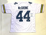 CAM MCGRONE AUTOGRAPHED SIGNED COLLEGE STYLE XL JERSEY BECKETT COA #WG13095