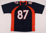 Noah Fant Signed Denver Broncos Jersey (JSA COA) 2019 1st Rd Draft Pick T.E.