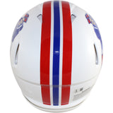 Tedy Bruschi Signed New England Patriots Pro TB Helmet Beckett Witness 51681