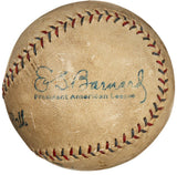 Babe Ruth & Durocher Signed Game Used 1928 Ruth Home Run Baseball PSA+BAS LOA