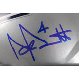 Dak Prescott Autographed/Signed Dallas Cowboys F/S Helmet Beckett Witness 50853