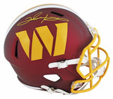 Clinton Portis Signed 2024 On-Field Alt F/S Speed Rep Helmet W/ Case BAS Witness