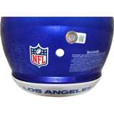 Eric Dickerson Autographed Los Angeles Rams Authentic Helmet HOF BAS 42344