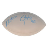 Lawrence Taylor, Frank Gifford & Fran Tarkenton Signed NFL Football Giants / JSA