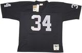 RAIDERS BO JACKSON AUTOGRAPHED AUTHENTIC M&N THROWBACK JERSEY XXL BECKETT 230005