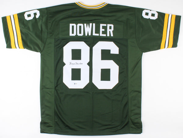 Boyd Dowler Signed Packers Jersey (Beckett COA) 2xSuper Bowl I & II Champion