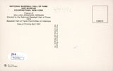 Cubs Billy Herman Authentic Signed 3.5x5.5 HOF Plaque Postcard JSA #T12742
