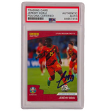 Jeremy Doku Signed 2020 Panini Instant Euro Competition - PSA Authentic