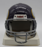 Mick Tingelhoff HOF Vikings Signed/Inscribed Mini Football Helmet JSA 212277